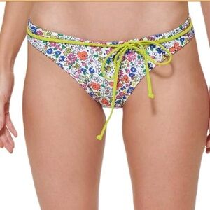 Tommy Hilfiger white floral cheeky bikini swim bottoms
